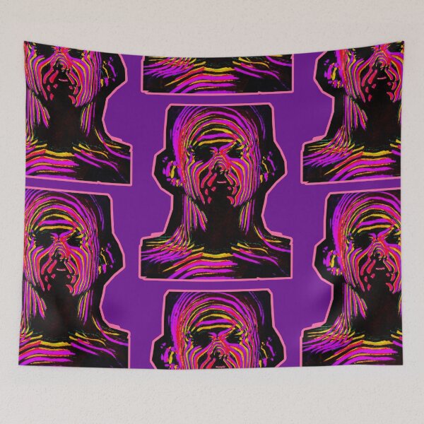 Item preview, Psychedelic Face designed and sold by weirdove.