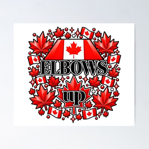 Item preview, Elbows Up Canadian Pride Canadian Strength designed and sold by ArtDesignTp.