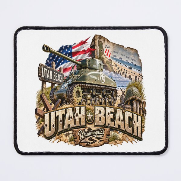 Item preview, Utah Beach Normandy – D-Day Sherman Tank WWII designed and sold by Wandervogel123.