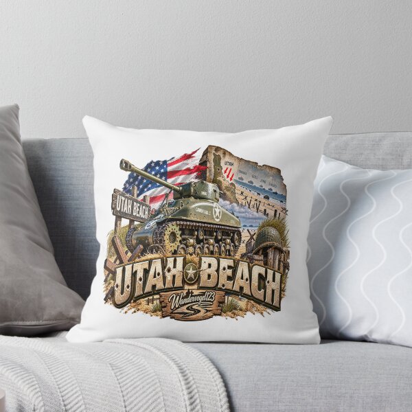 Item preview, Utah Beach Normandy – D-Day Sherman Tank WWII designed and sold by Wandervogel123.