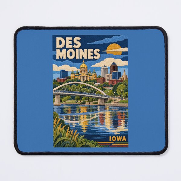 Item preview, Des Moines - Iowa designed and sold by GoodOldVintage.