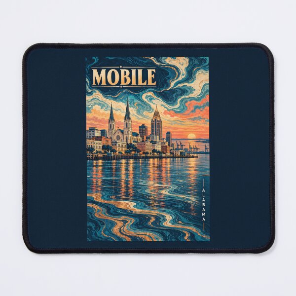 Item preview, Mobile - Alabama designed and sold by GoodOldVintage.