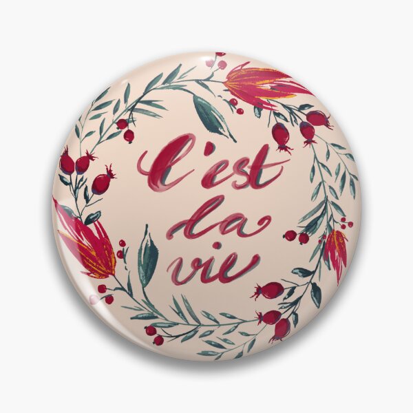 Item preview, C’est la vie – life is what it is. ? designed and sold by Christina Angele Design.