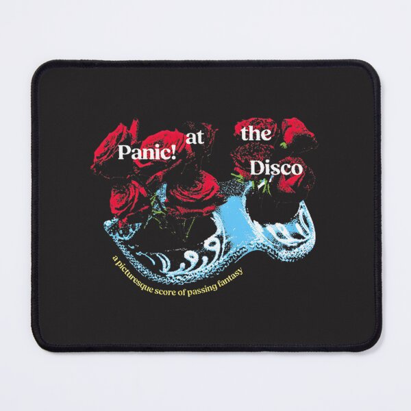 Item preview, Panic At The Disco Inspired Rose Mask Design with Artistic Floral Elements designed and sold by thegirlofravens.