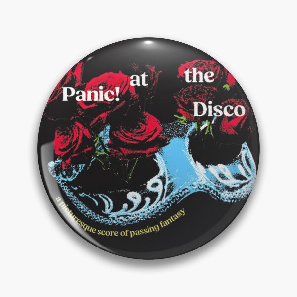 Item preview, Panic At The Disco Inspired Rose Mask Design with Artistic Floral Elements designed and sold by thegirlofravens.