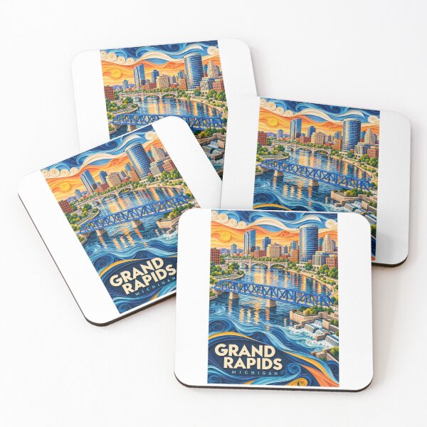 Item preview, Grand Rapids - Michigan designed and sold by GoodOldVintage.