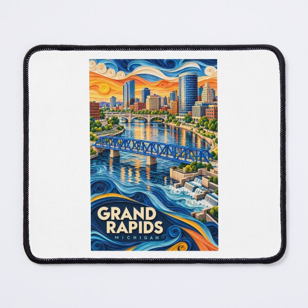 Artikelvorschau, Grand Rapids - Michigan entworfen und verkauft von GoodOldVintage.