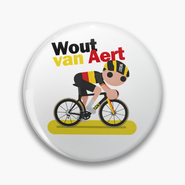 Item preview, Cartoon Cyclist Riding Bike Illustration designed and sold by RideWavers.