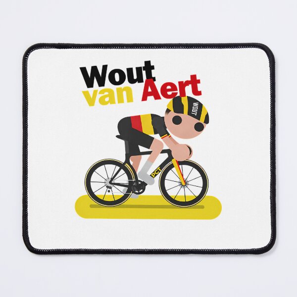 Artikelvorschau, Illustration eines Radfahrers im Cartoon-Stil entworfen und verkauft von RideWavers.