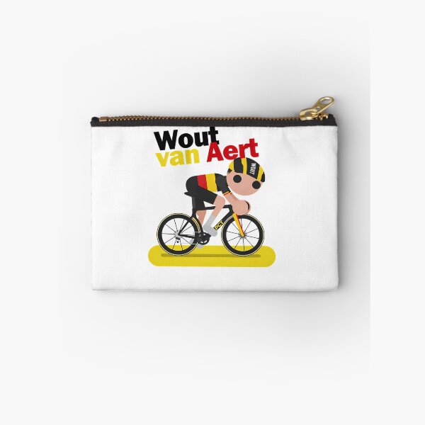 Item preview, Cartoon Cyclist Riding Bike Illustration designed and sold by RideWavers.