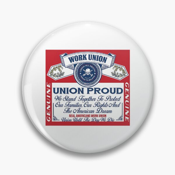 Item preview, Work Union Union Proud Beer Sticker designed and sold by zyla-calkins.