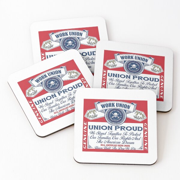 Item preview, Work Union Union Proud Beer Sticker designed and sold by zyla-calkins.