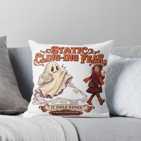 Item preview, THE IRRATIONAL FRIGHTS COLLECTION - STATIC CLING-ING FEAR designed and sold by WheelieGdArt.