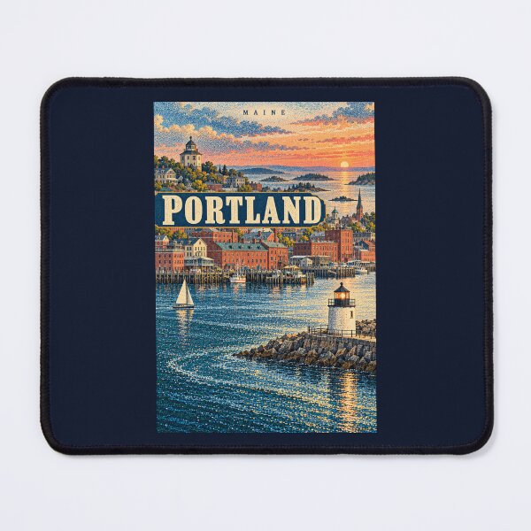 Item preview, Portland - Maine designed and sold by GoodOldVintage.