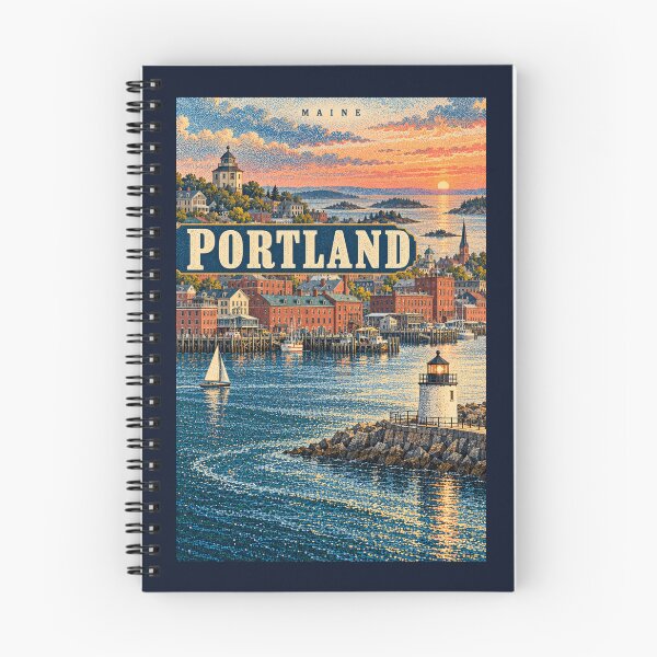 Item preview, Portland - Maine designed and sold by GoodOldVintage.