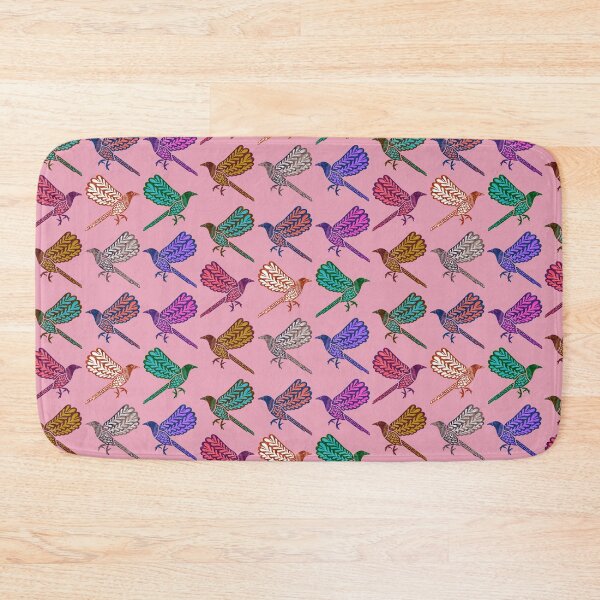 Item preview, Colorful Folk Birds – Boho Bird Pattern designed and sold by Christina Angele Design.