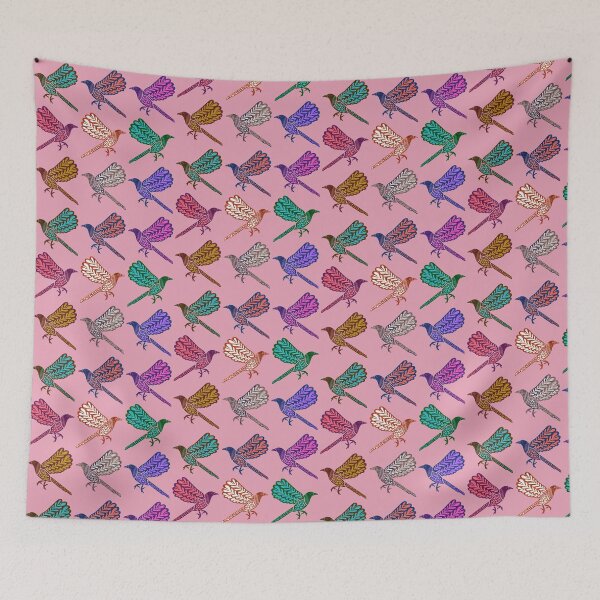 Artikelvorschau, Colorful Folk Birds – Boho Bird Pattern entworfen und verkauft von Christina Angele Design.