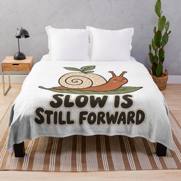 Item preview, Slow Is Still Forward Cute Snail designed and sold by FujinStore24.