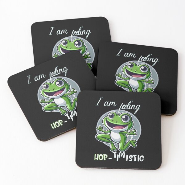 Item preview, Cute Cartoon Green Frog Positive Pun Slogan designed and sold by KristWaters77.