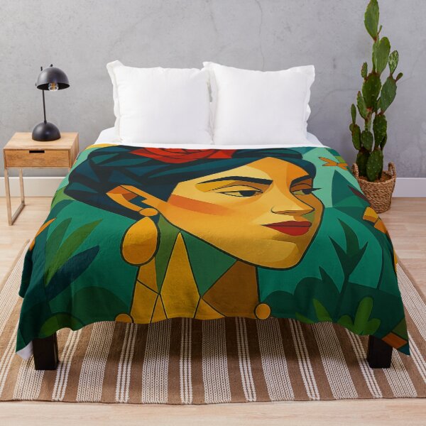 Item preview, Woman in nature - a Geometric illustration. designed and sold by GalleryKauffeld.