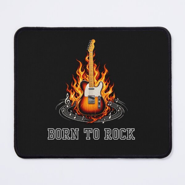 Item preview, Born To Rock - Flaming Electric Guitar Music Lover designed and sold by ArthurShu.
