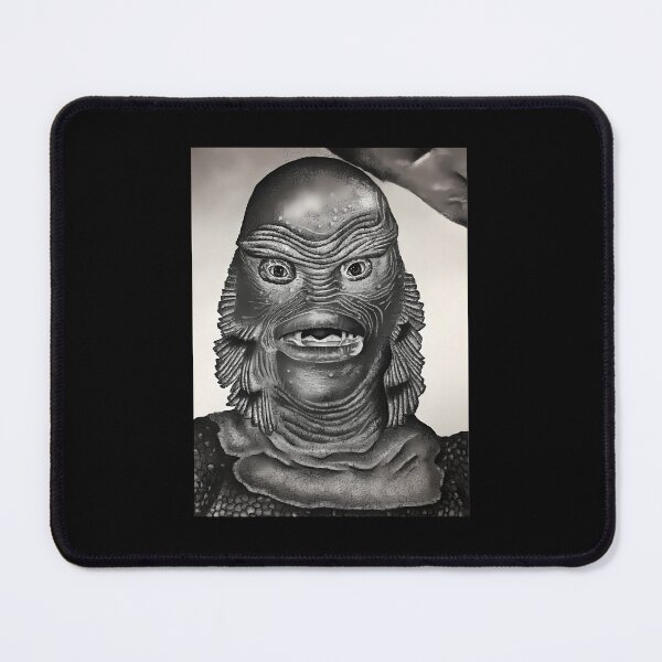 Item preview, Swamp Creature Monster Portrait Fine LineArt designed and sold by KienBacheq6khy.