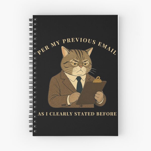 Item preview, Per My Previous Email Funny Business Cat Sarcastic Office Humor designed and sold by wildsilencee.