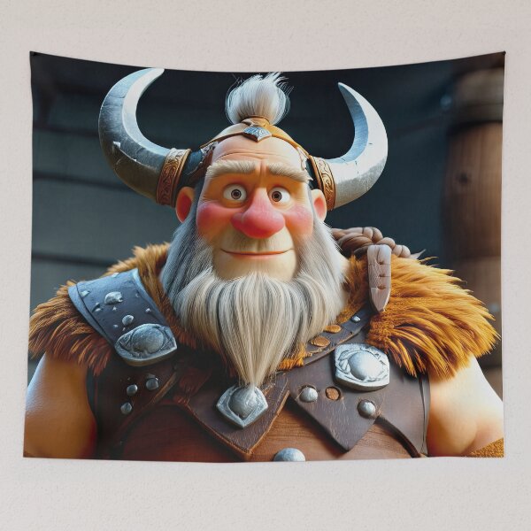 Item preview, Old Fart as a Viking designed and sold by Colin Bentham.