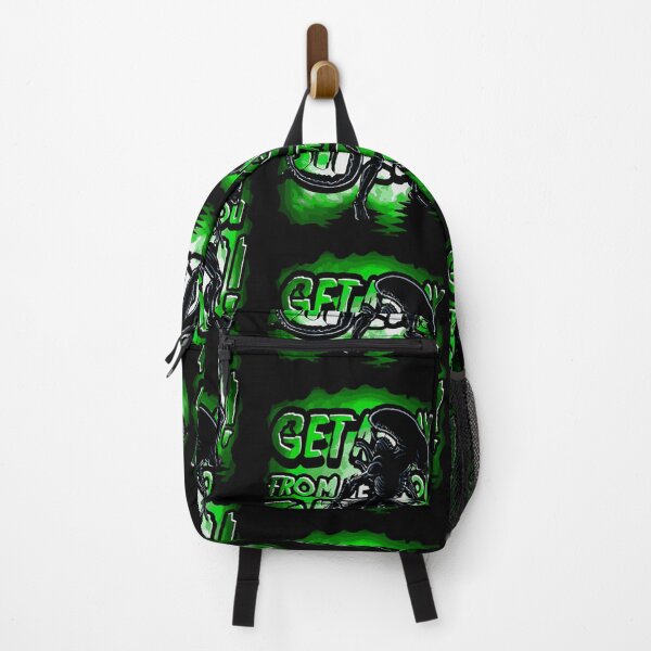 Item preview, Sci-Fi Space Monster Green Biohazard Quote Graphic designed and sold by KristWaters77.