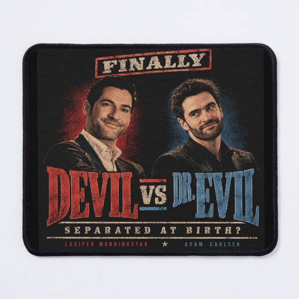 Item preview, Lucifer vs Dr Evil designed and sold by Lenzo-Designs.