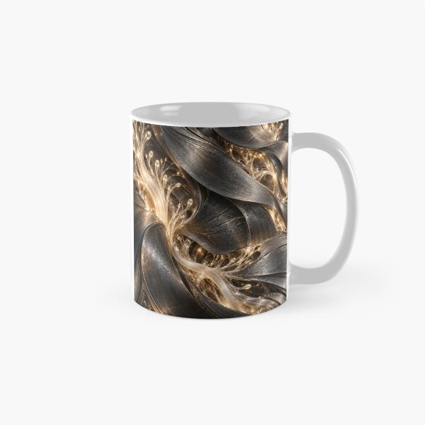 Item preview, Glowing Golden Veins Through Dark Metal – Luxury Abstract Energy Texture designed and sold by Kaleidoscope Print.
