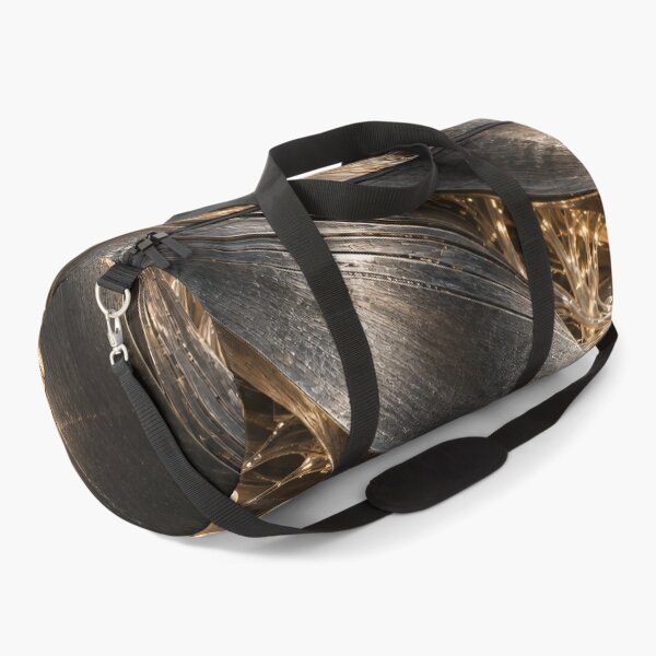 Item preview, Glowing Golden Veins Through Dark Metal – Luxury Abstract Energy Texture designed and sold by Kaleidoscope Print.