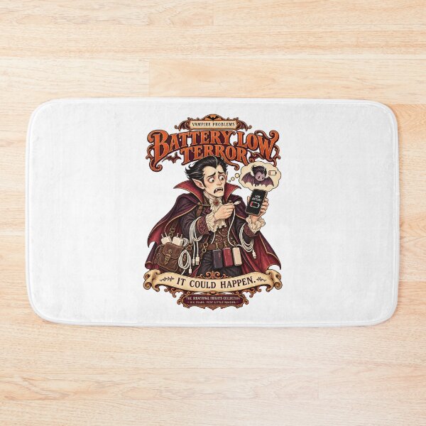 Item preview, THE IRRATIONAL FRIGHTS COLLECTION - VAMPIRE PROBLEMS - BATTERY LOW TERROR designed and sold by WheelieGdArt.