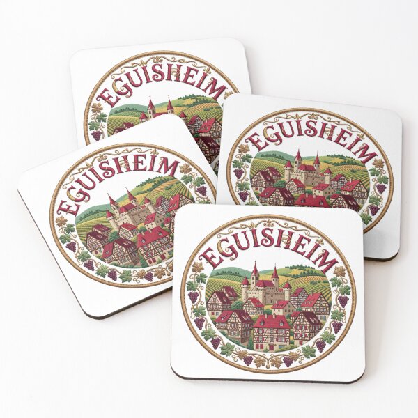 Item preview, Eguisheim France Alsace Wine Village Grapevine Embroidered Patch Sticker designed and sold by Imaginarium of Chaos falcon88 .
