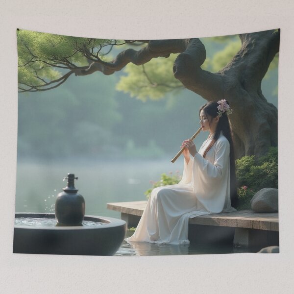 Item preview, Melody of Still Waters - Zen Garden Reflection designed and sold by nhk999.
