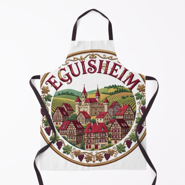 Item preview, Eguisheim France Alsace Wine Village Grapevine Embroidered Patch Sticker designed and sold by Imaginarium of Chaos falcon88 .