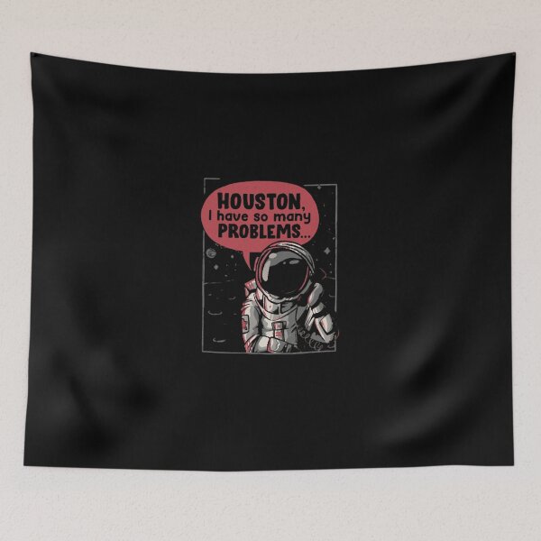 Item preview, Humorous Astronaut Moon Landscape Comic Speech Bubble designed and sold by KristWaters77.