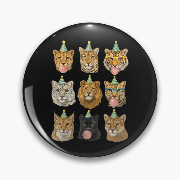 Item preview, Big Cats Birthday Party Wild Animal Celebration designed and sold by Moscettakkk.