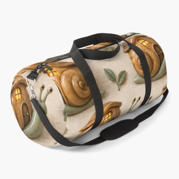 Item preview, Snail Houses with Glowing Windows – Cozy Woodland Cottagecore Pattern designed and sold by Kaleidoscope Print.