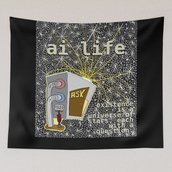 Item preview, ai life: existence is a universe of stars, each with a question designed and sold by LittleGreyMan2026.