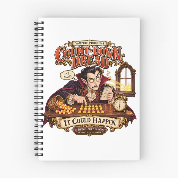 Item preview, THE IRRATIONAL FRIGHTS COLLECTION - VAMPIRE PROBLEMS - COUNT-DOWN DREAD designed and sold by WheelieGdArt.