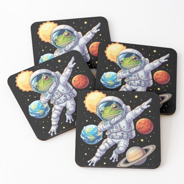 Item preview, Dabbing Frog Astronaut Space Explorer Kids Gift designed and sold by Moscettakkk.