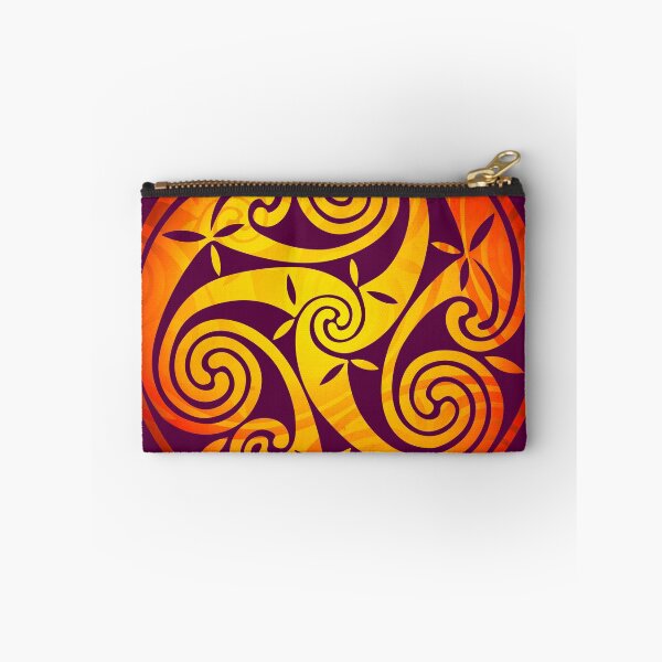 Item preview, Orange Celtic triskel designed and sold by Art of Sun.