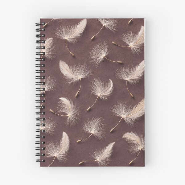 Item preview, Delicate Dandelion Seeds on Dusty Mauve – Elegant Botanical Pattern designed and sold by Kaleidoscope Print.