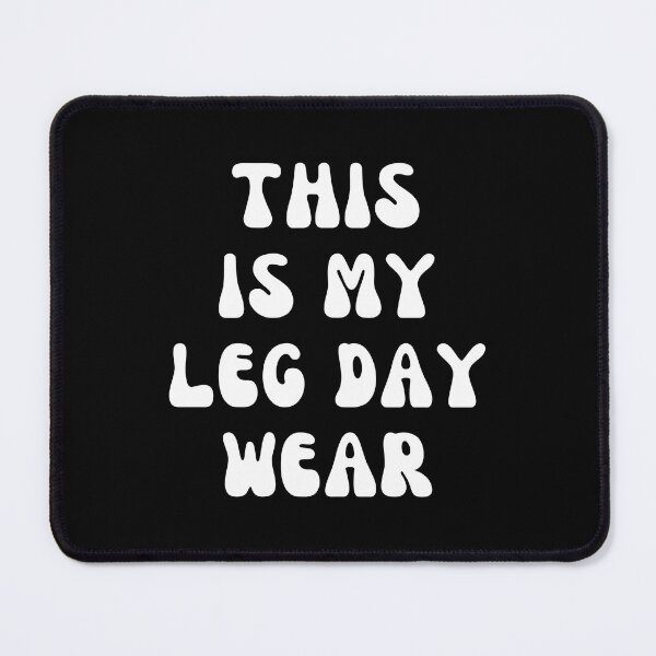 Item preview, Funny Leg Day Workout Retro Groovy Typography designed and sold by SoyLamderma.
