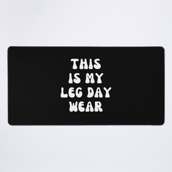 Item preview, Funny Leg Day Workout Retro Groovy Typography designed and sold by SoyLamderma.