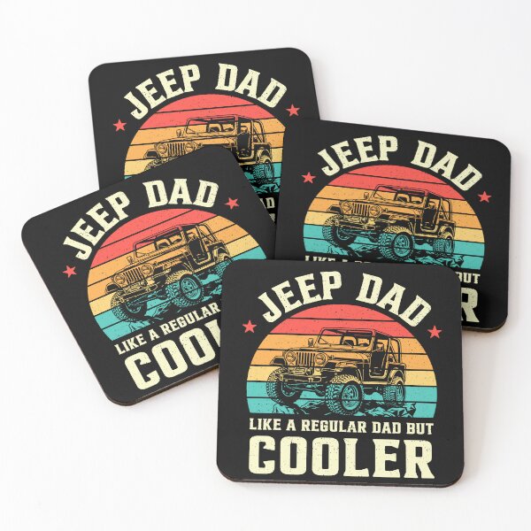 Item preview, Jeep Dad Like A Regular Dad But Cooler Retro designed and sold by RareBunny.