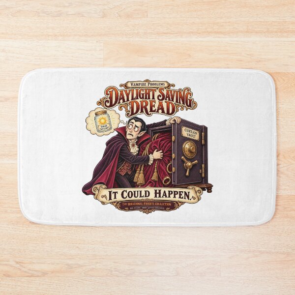 Item preview, THE IRRATIONAL FRIGHTS COLLECTION - VAMPIRE PROBLEMS - DAYLIGHT SAVING DREAD designed and sold by WheelieGdArt.