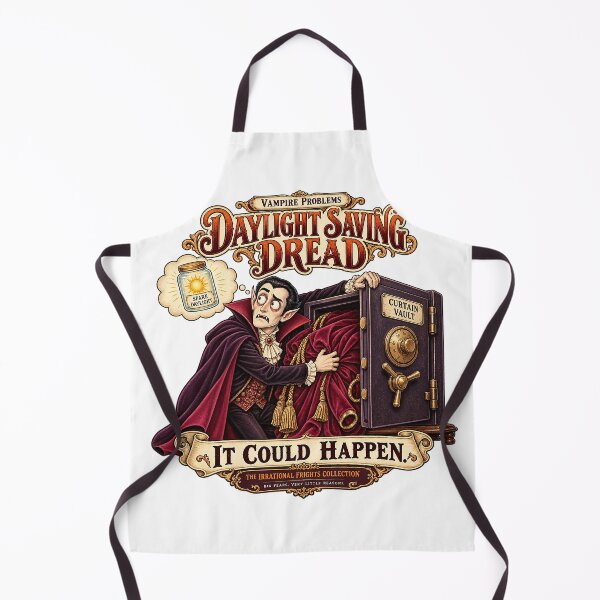 Item preview, THE IRRATIONAL FRIGHTS COLLECTION - VAMPIRE PROBLEMS - DAYLIGHT SAVING DREAD designed and sold by WheelieGdArt.