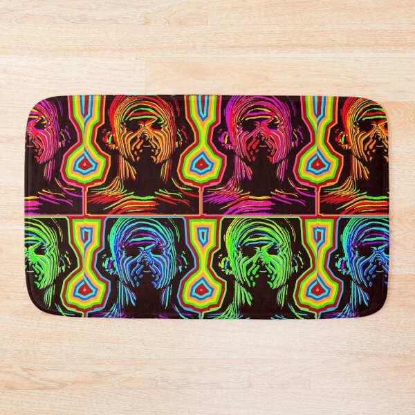 Item preview, Four Panel Psychedelic Contour Faces designed and sold by weirdove.